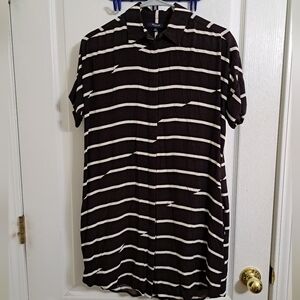 Madewell Courier Dress in Breakstripe XS